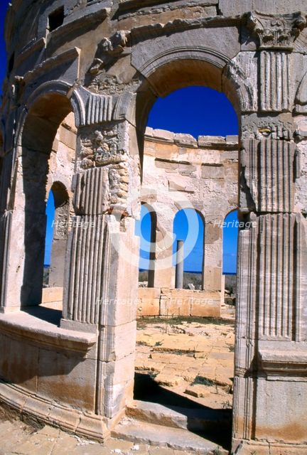 The Market, Leptis Magna, Libya, c3rd century AD. Creator: Vivienne Sharp.