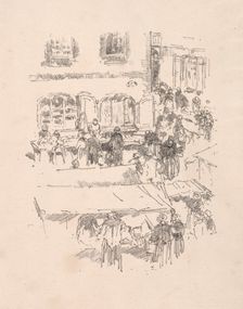 The Market Place, Vitre, 1893. Creator: James McNeill Whistler (American, 1834-1903)