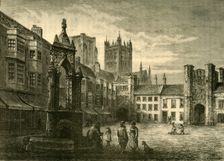 The Market-Place, Wells 1898. Creator: Unknown