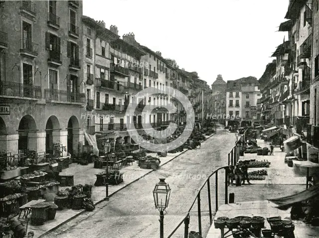 The Market Place, Zaragoza, Spain, 1895. Creator: W & S Ltd.