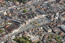 The market place and town centre, Devizes, Wiltshire, 2017. Creator: Damian Grady