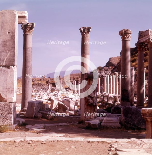 The Market Place, Ephesus, Turkey, c1955.  Creator: Arthur Charles Kirby Ware.