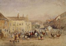 The Market Place, Faringdon, c1830s. Creator: David Cox the Elder
