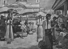 'The Market Place, Guatemala 1890. Creator: Unknown