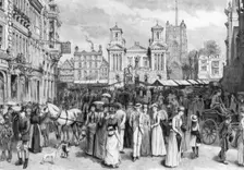 The market place, Kingston upon Thames, Surrey, 1890