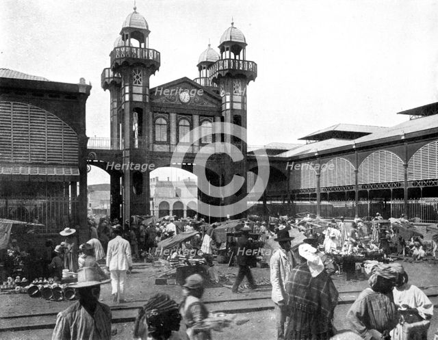 The market place, Port-au-Prince, Haiti, 1926. Artist: Unknown