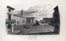 The market square at Karlsruhe, Germany, c1833. Creator: Unknown