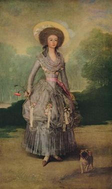 The Marquesa de Pontejos c1786. Artist: Francisco Goya