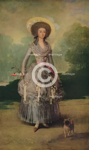 'The Marquesa de Pontejos', c1786. Artist: Francisco Goya.