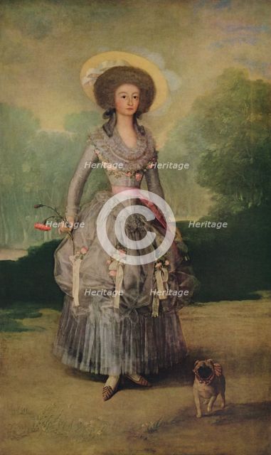 'The Marquesa de Pontejos', c1786. Artist: Francisco Goya.