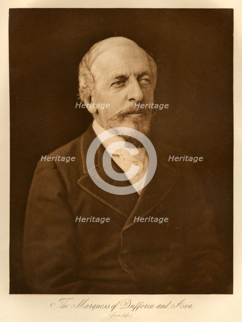 The Marquess of Dufferin and Ava (from life), before 1893.  Creator: Henry Herschel Hay Cameron.
