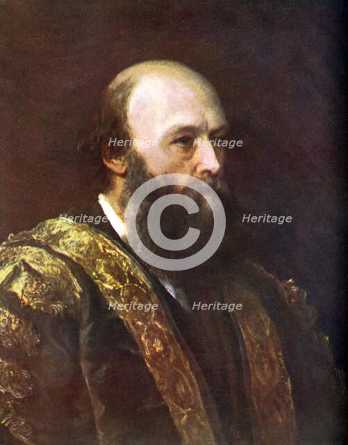 The Marquess of Salisbury, British Prime Minister, c1885-1903 (c1905). Artist: Unknown