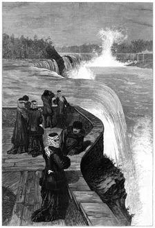 The Marquis and Marchioness of Lorne at Niagara Falls, Canada, 1879