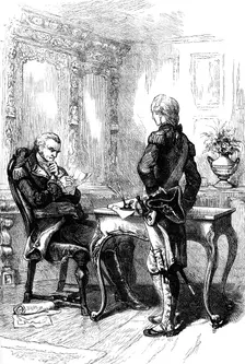 The Marquis de Lafayette with George Washington, c1775-1781 (c1880)