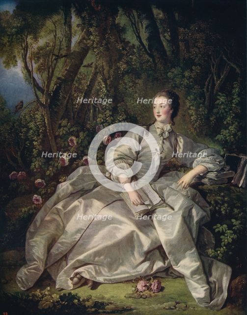 'The Marquis De Pompadour', 1758, (c1915). Artist: Francois Boucher.