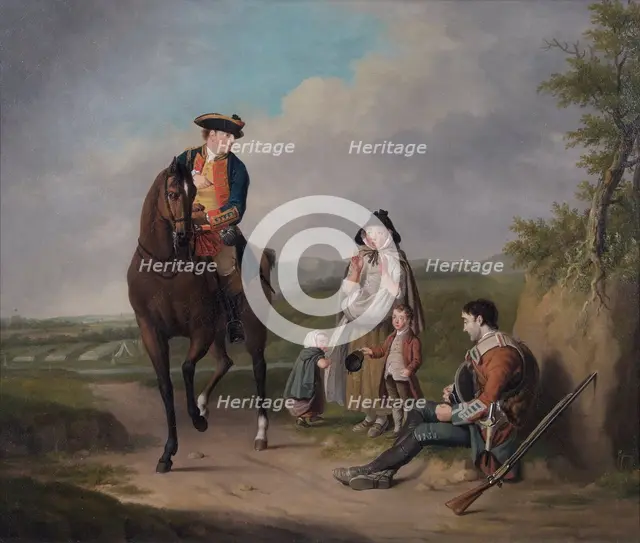 The Marquis of Granby relieving a sick Soldier, after 1765. Creator: Edward Penny.