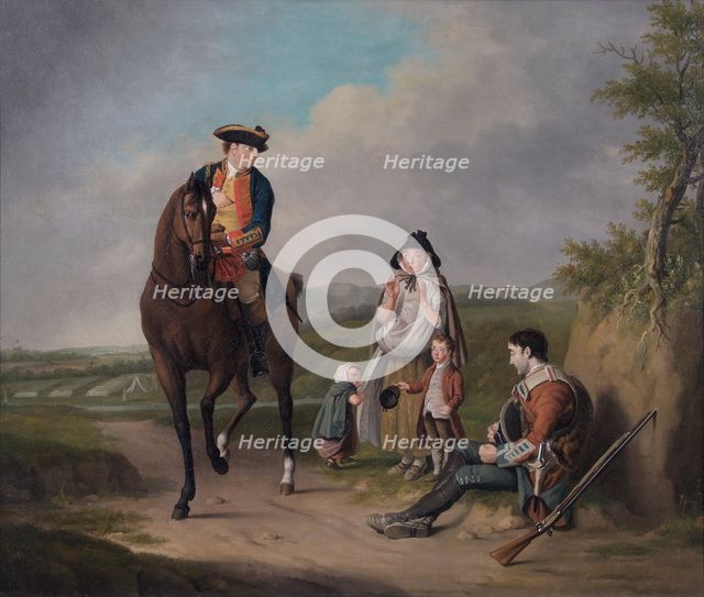The Marquis of Granby relieving a sick Soldier, after 1765. Creator: Edward Penny.