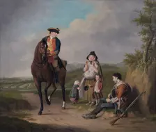 The Marquis of Granby relieving a sick Soldier, after 1765. Creator: Edward Penny