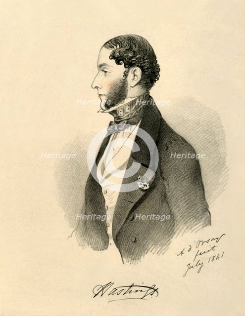 'The Marquis of Hastings', 1841. Creator: Richard James Lane.