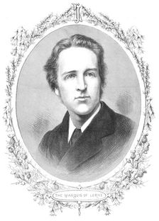 The Marquis of Lorne, 1871. Creator: Unknown
