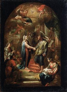 The Marriage of Mary and Joseph 18th or early 19th century. Artist: Domenico Corvi