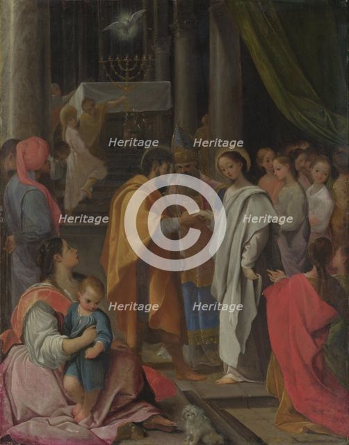 The Marriage of Mary and Joseph, ca 1590. Artist: Carracci, Lodovico (1555-1619)