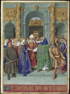 The Marriage of Mary and Joseph (Hours of Étienne Chevalier). Artist: Fouquet, Jean (1420–1481)