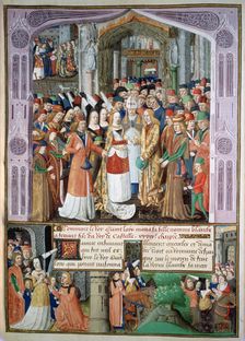 The marriage of Blanche and Fernando, 1269, (15th century)