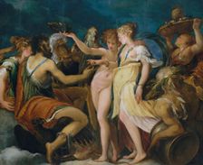 The Marriage of Cupid and Psyche, 1540s. Creator: Andrea Schiavone