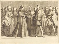The Marriage of Ferdinando and Christine of Lorraine, c. 1614. Creator: Jacques Callot