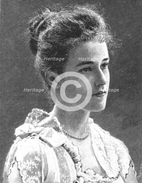 'The Marriage of HRH Princess Louise of Schleswig-Holstein and HH Prince Aribert of Anhalt, 1891. Creator: Unknown.