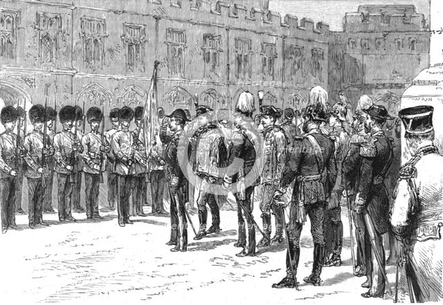 'The Marriage of HRH Princess Louise of Schleswig-Holstein and HH Prince Aribert of Anhalt, 1891. Creator: Unknown.