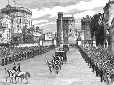 The Marriage of HRH Princess Louise of Schleswig-Holstein and HH Prince Aribert of Anhalt, 1891. Creator: Unknown