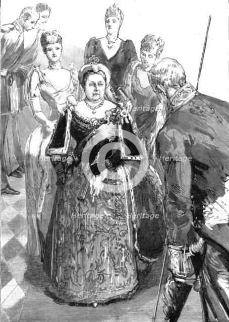 'The Marriage of HRH Princess Louise of Schleswig-Holstein and HH Prince Aribert of Anhalt, 1891. Creator: Unknown.