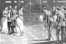 The Marriage of HRH Princess Louise of Schleswig-Holstein and HH Prince Aribert of Anhalt, 1891. Creator: Unknown