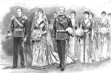 The Marriage of HRH Princess Louise of Schleswig-Holstein and HH Prince Aribert of Anhalt, 1891. Creator: Unknown