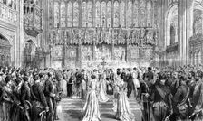 The Marriage of HRH Princess Louise of Schleswig-Holstein and HH Prince Aribert of Anhalt, 1891. Creator: Unknown