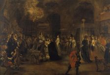 The Marriage of King Charles X Gustav of Sweden (1622-1660) on October 24, 1654, 1654. Creator: Ovens, Jürgen (1623-1678)