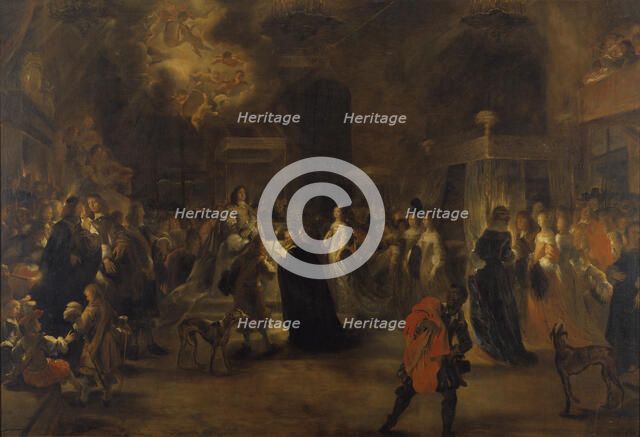 The Marriage of King Charles X Gustav of Sweden (1622-1660) on October 24, 1654, 1654. Creator: Ovens, Jürgen (1623-1678).