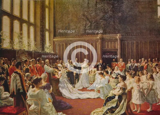 'The Marriage of King George V', 1894, (c1915). Artist: Laurits Tuxen.
