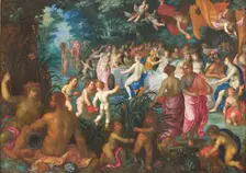 The Marriage of Peleus and Thetis, 1583-1625. Creators: Jan Brueghel the Elder, Johannes Rottenhammer the elder