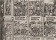 The Marriage of Philip the Fair to Joanna of Austria; Maximilian Recaptures the Occupied T..., 1515. Creator: Hieronymus Andreae
