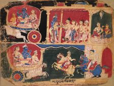 The Marriage of Pradyumna and Rukmavati, page from a Bhagavata Purana, c. 1525-50. Creator: Unknown