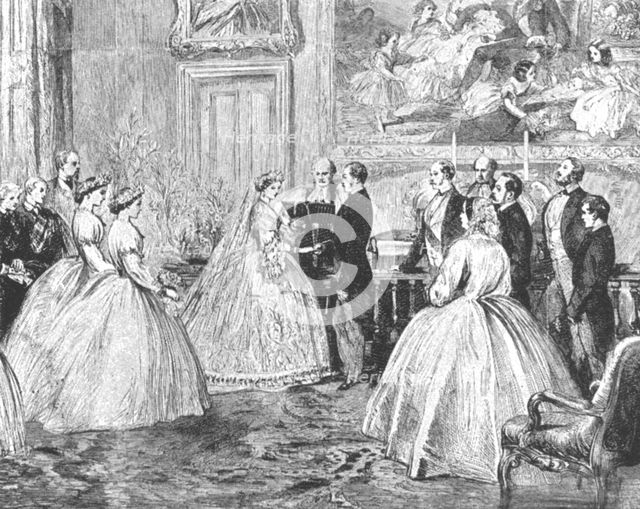 'The Marriage of Princess Alice with Prince Louis of Hesse...1862', (1901).  Creator: Unknown.