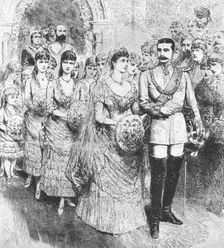 The Marriage of Princess Beatrice with Prince Henry of Battenberg...1885 (1901). Creator: Unknown