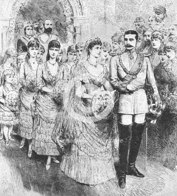 'The Marriage of Princess Beatrice with Prince Henry of Battenberg...1885', (1901).  Creator: Unknown.