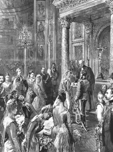 'The Marriage of Princess Victoria, Daughter of the Empress Frederick, to Prince Adolphus of Schaum Creator: Unknown