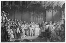 The Marriage of Queen Victoria and Prince Albert c1840, (1911). Artist: George Hayter