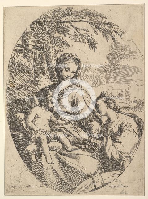The Marriage of St. Catherine. Creator: Carlo Maratti.