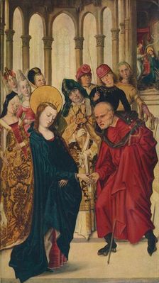 The Marriage of the Virgin 15th century. Artist: Master of the View of Ste Gudule